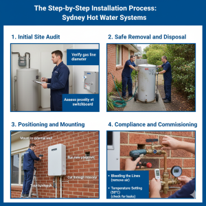 Hot Water System Installation steps